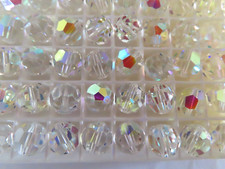 24 Swarovski round crystal beads 10mm crystal AB. 5000