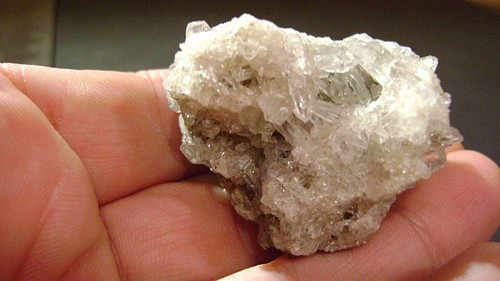 1 1/2" X 1 1/2" Crystal Clear Sparkly Quartz Cluster on Matrix - Ellenville, NY - Picture 7 of 9