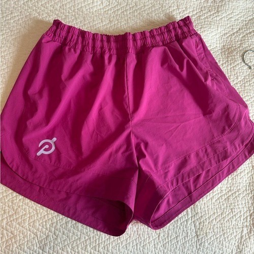 Peloton 4” tulip run short pink size 1X