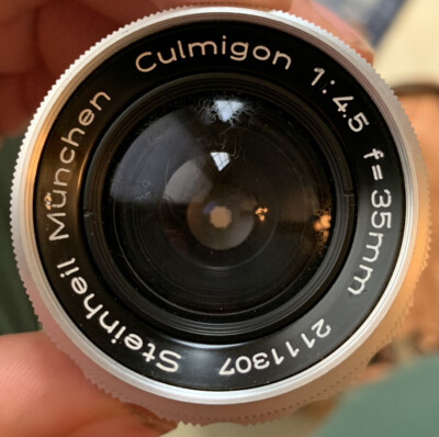 Rare Steinheil Munchen Culmigon 1 45 F 35mm Camera Lens Ebay