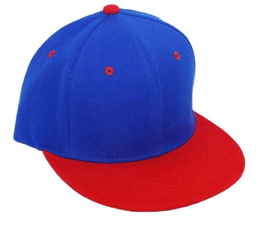 Snapback Hat Baseball Cap With Flat Brim Adjustable Rear Plain - Picture 60 of 80
