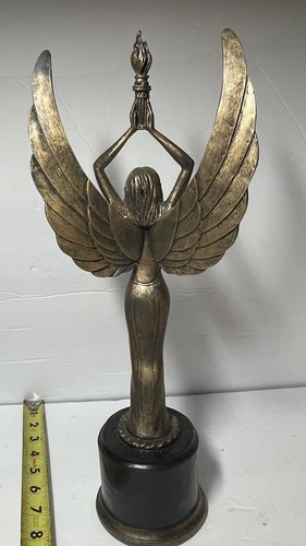 Unbranded Vintage Statuette Trophy Gold/Bronze Tone - Picture 4 of 8