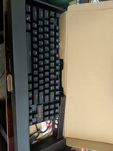 Redragon Devarajas RGB LED Backlit Wired Mechanical Gaming Keyboard (Brown Keys) - Picture 1 of 4