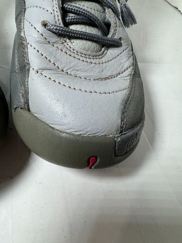 Nike Air Jordan 12 Retro GG Vivid Pink Wolf Gray Sneaker 7 Youth 510815-029 - Picture 5 of 23