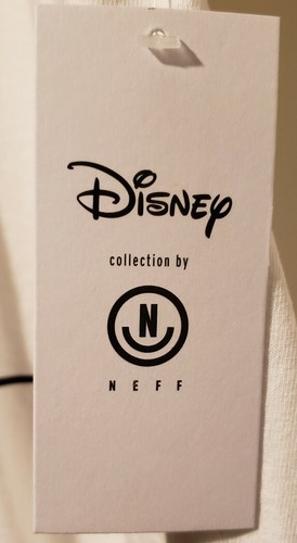 Neff X Disney Mickey Mouse Angry Mickey 1928 Floral White T-Shirt Size Large - Picture 5 of 6