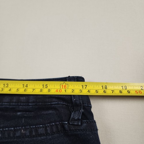 Jeanswest Jeans Womens Size 16 Blue Skinny 7/8 Zip Ankle Denim Stretch - Picture 6 of 13