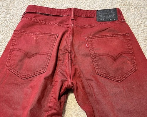 Levis red commuter pants - 32x34 - 511 - Picture 9 of 14