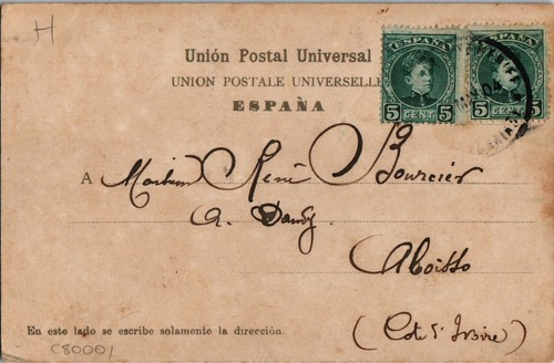 España 1904 Postal Vintage Las Palmas Fuente Antigua Fuente (1372) - Imagen 2 de 2
