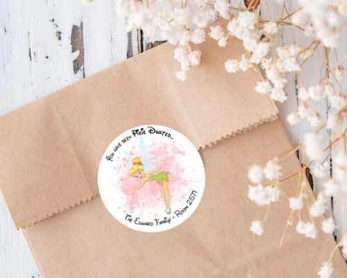 Personalised Pixie Dust Stickers Fairy Stickers Cruise Fish Extender Gift Tags - Picture 4 of 8