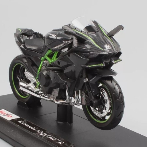 Maisto 1:18 Scale Kawasaki Ninja H2R H2 Racing Motorcycle Diecast Toy Bike Model - Picture 9 of 10
