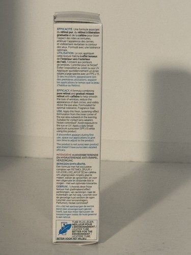 La Roche-Posay Redermic R Retinol Eyes Intensive Anti-Wrinkle Eye Cream 0.5oz - Picture 4 of 5