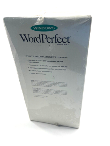 Windows Word Perfect 6.0 Umsteigerpaket Neu - Picture 4 of 5
