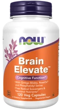 NOW Foods Brain Elevate Ginkgo Biloba 120 Cap 11/2026EXP
