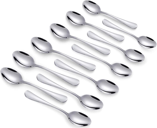 Demitasse Cucchiaini Da Caffè, 10,4 Cm in Acciaio INOX Mini Cucchiaini Da Caffè, - Foto 12 di 12