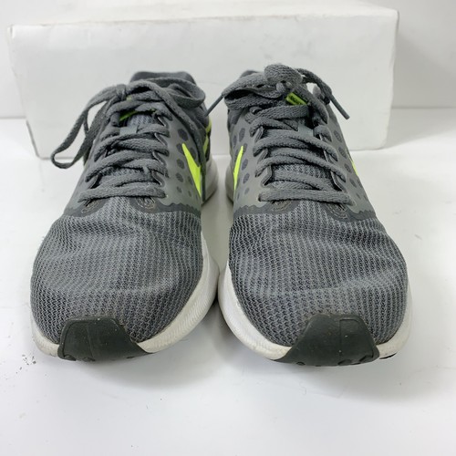 Nike Downshifter 7 Herren Gr. 7 Grau Volt Grün Weiß 852459-004 Sportschuhe - Bild 3 von 9