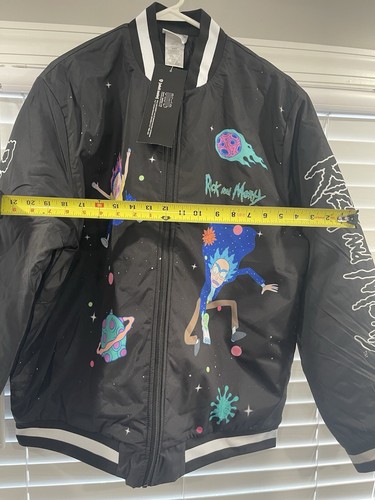 Rick And Morty Adult Swim Jacket M Black Brand New! - Picture 6 of 7