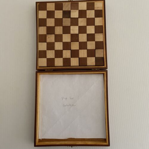 Vintage Handmade Wooden Loxblox Puzzle Game John Hodgkinson Howick South Africa - Bild 8 von 12