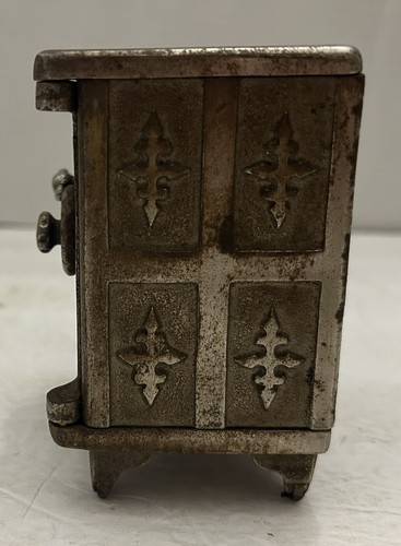 Vintage/Antik Ideal Tresor Gusseisen Zahlenschloss Münze Still Bank 4" - Bild 10 von 20