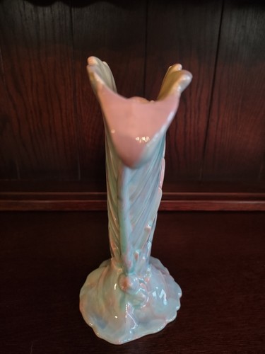 MCM Royal Haeger Blue And Pink  Luster Vase By Hickman 301 - Picture 2 of 8