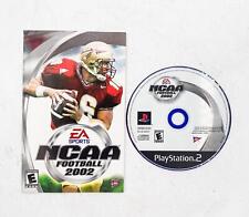 NCAA Football 2002 (PlayStation 2 PS2) DISC, MANUAL AND REG CARD ONLY