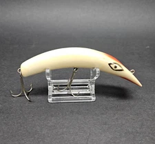 Vintage Herter's Lazy Ike 2 Red Head 2 1/2" Diving Crankbait Fishing Lure JAPAN