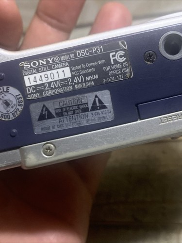 Sony Cyber-shot DSC-P31 2.0MP Digital Camera - Silver Camera Only - Picture 7 of 10