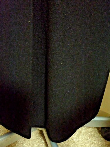 Antman Ladies black cashmere & wool blend fully lined overcoat - Picture 4 of 12
