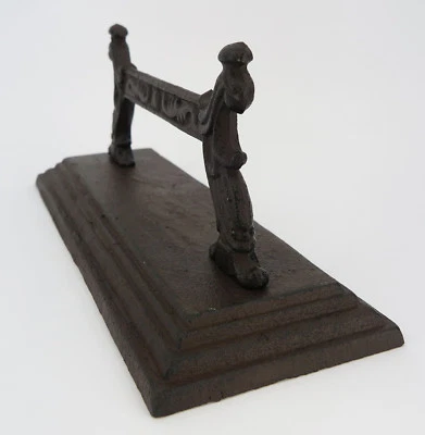 CLEVER-DEKO Schuhkratzer Pulisci-Scarpe Schuhabkratzer Pulizia Scarpe Ghisa Antico Metallo