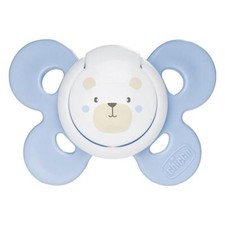CHICCO PhysioForma Comfort Ciuccio Neonato 0-6 Mesi in Silicone 2 Pezzi Azzurro