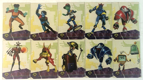 1994 REBOOT TV CARTOON SHOW COMPLETE 10 CARD SUSPENDED ANIMATION SET NM - Picture 1 of 10