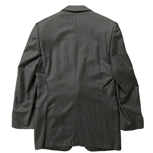 Ermenegildo Zegna Blazer Jacket Mens US 42R EU 52R Trofeo Wool Gray Striped - Picture 2 of 6