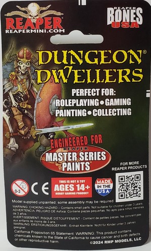 PAQUETE FAMILIAR #1 Reaper Miniatures Bones EE. UU. Dungeon Dungeon Dwellers REM07048 D&D - Imagen 4 de 4