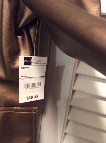 Worthington Blazer Copper Color Size Medium NEW WITH TAG Was $69.99 Now Only $29 - Picture 3 of 8