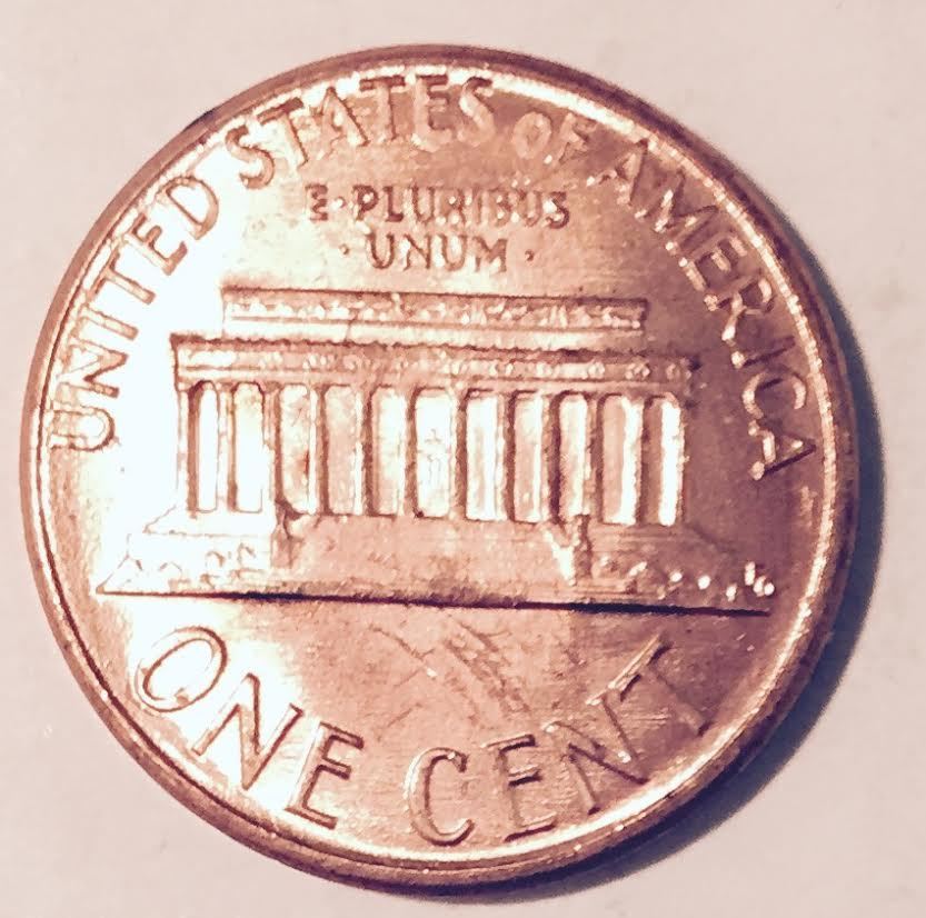 1988 IN GOD WE TRUST OFF-CENTER LINCOLN CENT (MAJOR ERROR