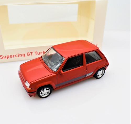 Coche Escala 1:43 RENAULT SUPER 5 SUPERCINQUE GT FASE 2 Diecast Rojo - Imagen 7 de 8