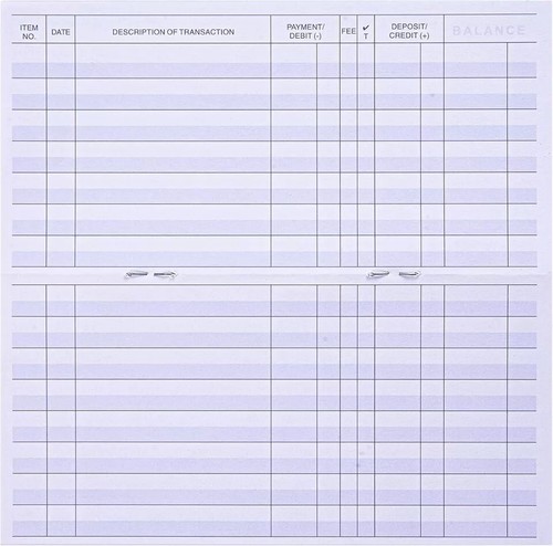24 PCS Check Registers for Personal Checkbook, Easy to Read Checkbook Register - Picture 9 of 24