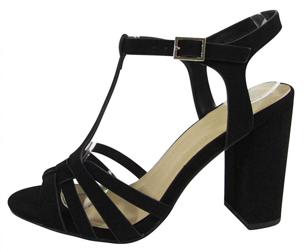 Cambridge Select Women's Open Toe T-Strap Lattice Cutout Chunky Chunky Chunky Block Heel... 30190f Cambridge Select Women's Open Toe T-Strap Lattice Cutout Chunky Chunky Chunky Block Heel... 30190f