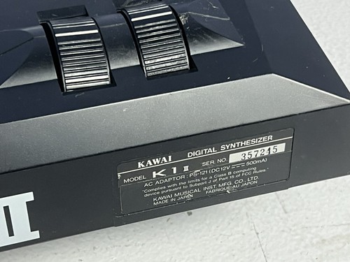 Kawai K1 II Digital Synthesizer 61-keys VM Sound Source Polyphonic New Battery - Picture 12 of 12