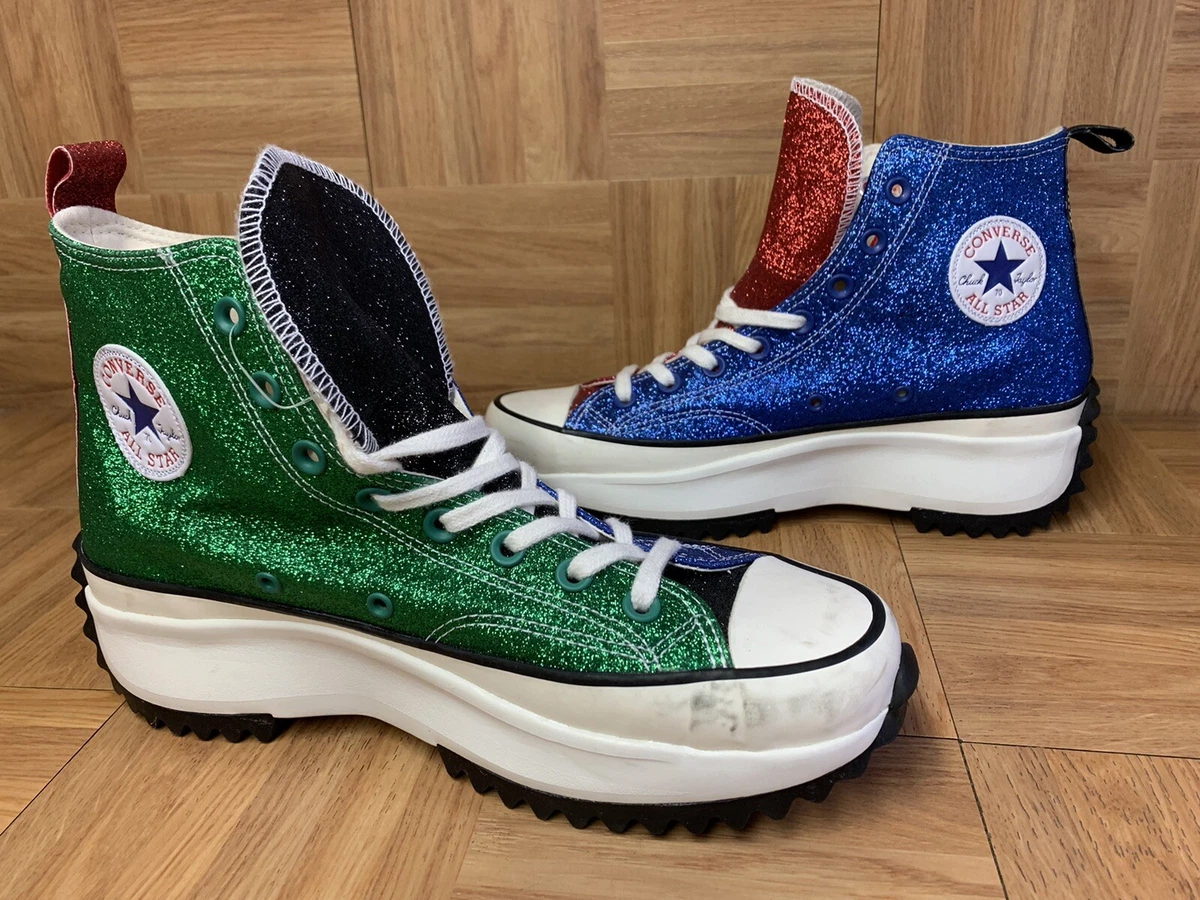 RARE🔥 Converse J.W. Anderson x Run Star Hike Glitter Men's Platform Shoe  Sz 9.5