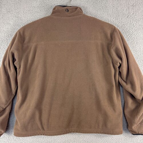 Gander Mountain Jacket Mens XL Brown Shooting Hunting Guide Series Fleece Coat - Picture 8 of 14
