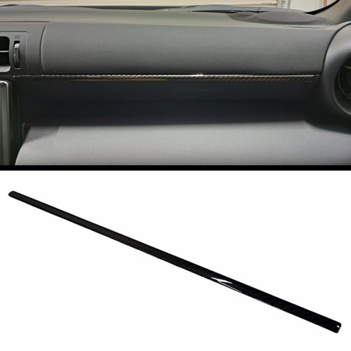 Real Dry Carbon Fiber Fits 2022+ BRZ GR 86 Dashboard Passenger Trim Strip Cover - Picture 1 of 3
