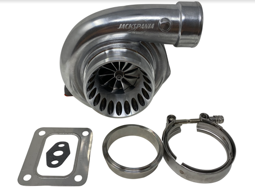 Billet Wheel Dual Ball Bearing Turbo GT35 GTX3582R T4 .82 A/R Vband Clamp 4 Bolt - Picture 2 of 9