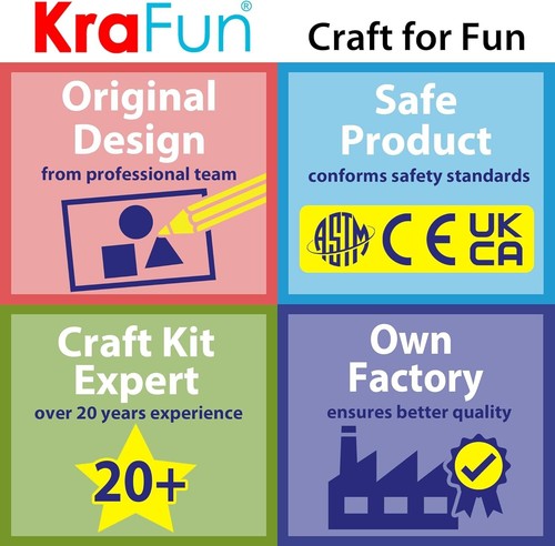 KRAFUN Nähset Einhorn Mein erstes Nähset für Kinder ab Jahren für Bastelanfän... - Bild 8 von 8