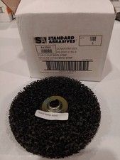 Standard Abrasives 843990 Q/C Brite Strip 5" 5/8 -11  Flat Brite Strip Qty 5 