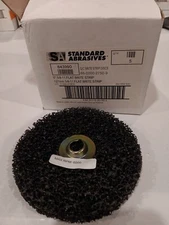 Standard Abrasives 843990 Q/C Brite Strip 5" 5/8 -11  Flat Brite Strip Qty 5 