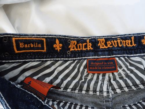 Pantalón Corto Rock Revival Barbila Distressed Talla 26 - Imagen 5 de 9