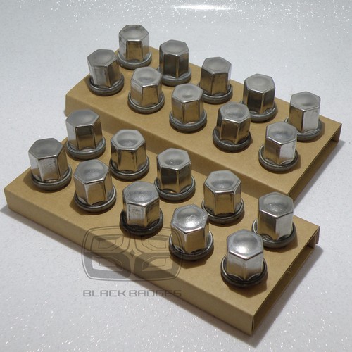 A SET OF 20 GENUINE LAND RANGE ROVER EVOQUE ALLOY WHEEL NUTS BOLTS STAINLESS eBay