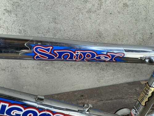 Mongoose Pro Sniper 20” Bmx Frame And Fork Old Mid School Vintage Chrome - Picture 7 of 22
