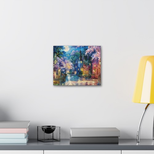 Abstract Oil Painting Canvas Wall Art - Landscape Picture for Living Room Decor - Picture 16 of 57
