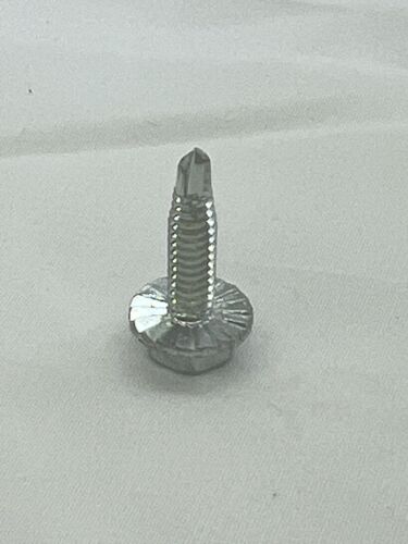 25-PACK of Garage Door Self Drilling Tec Screws/ Fasteners,1/4" x 1 1/4" NEW - Bild 2 von 4